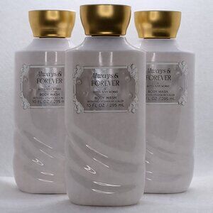 Bath & Body Works Body Wash Bundle ALWAYS & FOREVER 3Pack NEW